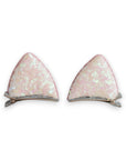 Summer Crystal - Sequin Cat Ears Hair Clips - 1 Pair
