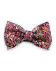 Girls' Vertical Bow Hair Clip for Competition and Dance Bun