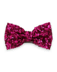 Girls' Vertical Bow Hair Clip for Competition and Dance Bun