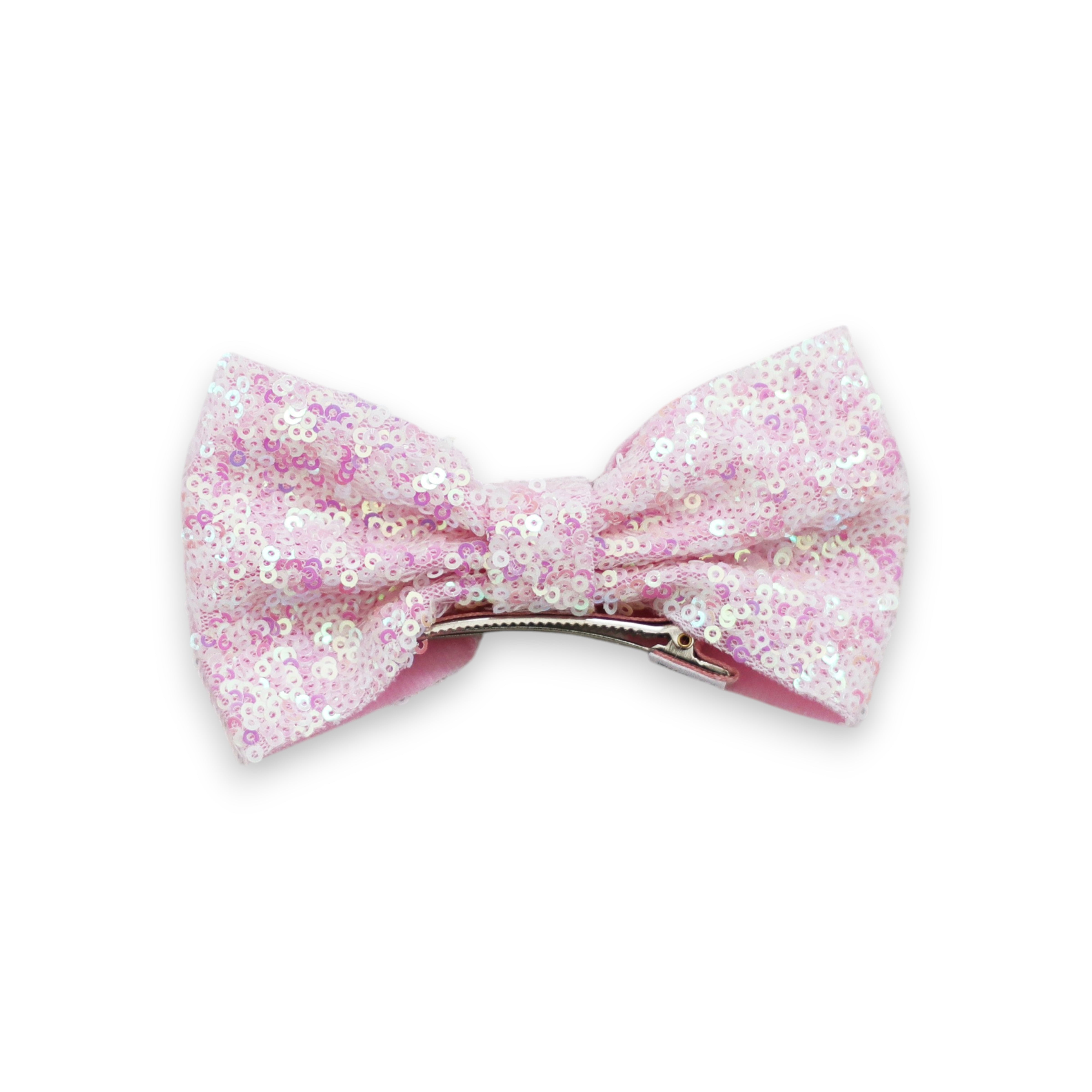 Girls' Vertical Bow Hair Clip for Competition and Dance Bun