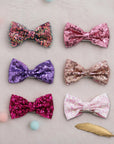 Girls' Vertical Bow Hair Clip for Competition and Dance Bun