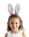 Summer Crystal - Sequin Bunny Ear Headband - 1 Pack