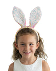 Summer Crystal - Sequin Bunny Ear Headband - 1 Pack