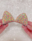 Summer Crystal Sparkling Sequins Cat Ears Hair Clips - Pack of 1 Pair